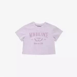 뉴발란스키즈 EXCLUSIVE크롭 반팔티 NK9EGB201G(88)Lavender