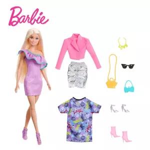 [10000P][BARBIE] 패션 파티 스타일 드레스 바비인형 액세서리 세트