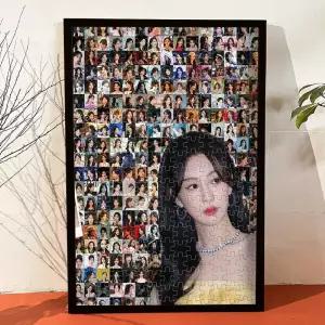 거실 침실 취미 맞춤사진퍼즐 천피스 퍼즐 수제 셀프 커플 사진 맞춤형 크리스마스 원