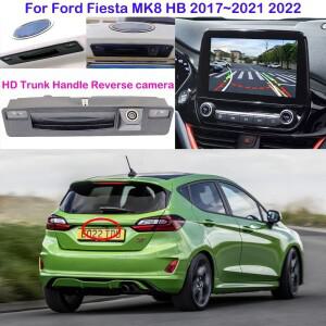 포드 피에스타 MK8 HB 2017 2020 SYNC3 / SYNC2.5 HD 다이나믹 궤적 트렁크 핸들 주차 후방 카메라