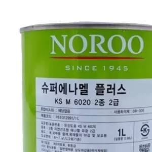 에나멜 유성페인트 특녹색 유광 1L 시멘트페인트 유광페인트