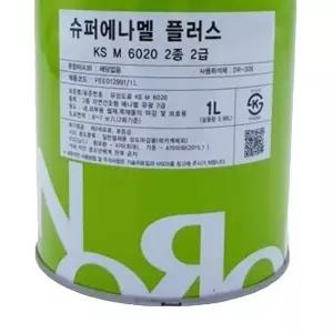 에나멜 유성페인트 흑색 유광 1L 시멘트페인트 유광페인트