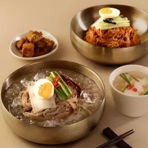 반식엔 메밀냉면 10인분 물냉면5인분+비빔냉면5인분