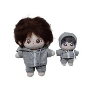 10센치 인형옷 패션 15센치 워커 10CM 인형 달린 센치 위생복 부품 블루 캘리그래피