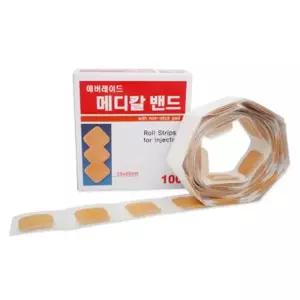 에버레이드 주사용 메디칼밴드 사각 반창고 25X25MM 100매