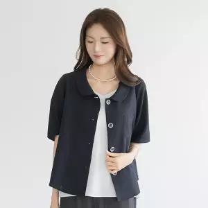 [마담4060]엄마옷 마담4060 [클래씨마담] 버튼라운드카라자켓 여성 데일리 자켓 -RJK2
