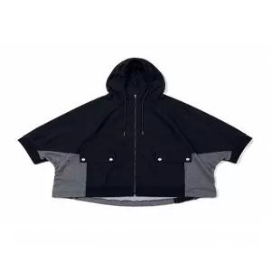 [보니스팍스][보니스팍스(Bonispax)] 배색 오버핏 후드 숏 점퍼 (택가격 239000원)