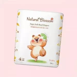 네추럴블라썸 비건기저귀 밴드 스트랩 4단계(L) 24매x1팩 4647956