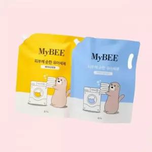 마이비 피부에순한 유아세제 2.1L 4팩+유연제 4팩 4379346