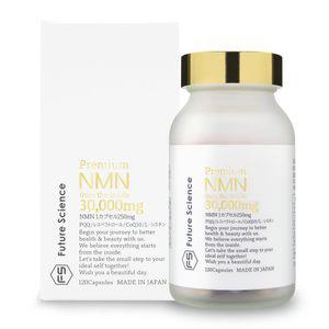NMN Premium 30000mg 사프리 고순도 100% (120알 분석일본제) PQQ CoQ10 배합 (에이징케어미용)