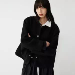 [TOMBOY](광주신세계)탈부착 후드 트위드 점퍼 (9175412981)