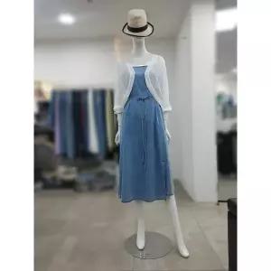 [SI] 세이브존04 뷔스티에 사선절개 데님 원피스 SKO1125440BL (S37585724)