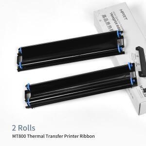 RT 2 롤 열전사 리본 RFID 기능 MT800  GT1 휴대용 A4 프린터용