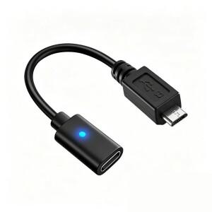 PS Vita 2000용 USB Type C 어댑터 LED 표시등이 있는 PlayStation 충전기 변환기 비-PD 커넥터