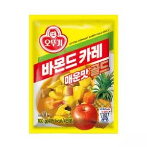 해들일샵 바몬드카레 골드 매운맛 100g 2개 자취생 카레가루 즉석식품