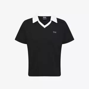 [휠라]여성 골지 트레이닝 카라 반팔티 FS262TS02F001001