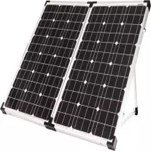 Go Power GPPSK90 90W 휴대용 접이식 태양광 패널 키트 10암페어 컨트롤러 조절 가능한 다리 SAE 및 XLR