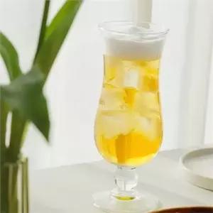 빈티지 홈카페 유리 컵 450ml 요거트 디저트 유리 컵 하이볼
