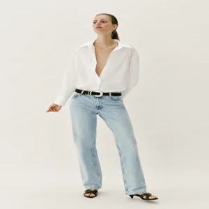 ZARA 베이직 포플린 셔츠 - 화이트 0387/060/250
