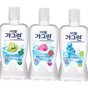 아동가글 어린이가그린 380mlx3개 사과 딸기 청포도맛