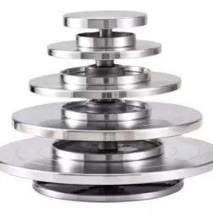 [RIZPICK]알루미늄 돌림판 15cm 공예용 돌림판 도예용 조각용 작업대 원형