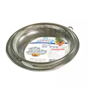 [골드스마일]스텐채반 야채 채망 타공체 거름망 건지기 22cm