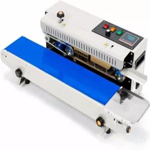 VONPACK FR-900 자동 연속 밴드 씰링 기계 220V 백 산업용 공장 주방 포장 열 조절 가능한 지능형 온도