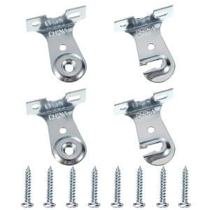 섬나콘 금속 창문 그늘막 브래킷-4PCS 롤러 하드웨어 외부 마운트 나사 포함 거실 침실 사무실용 견고한 브래킷