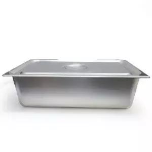 밀폐용기 풀밧드 6인치 주방 (뚜껑포함) 식당 업소용 스테인레스
