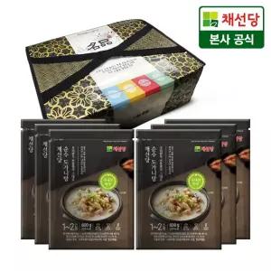 [채선당] 순수한우도가니탕 명절선물세트 6팩