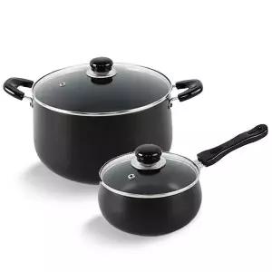[오너클랜]국산 Original 경질 냄비 18cm 편수 + 28cm 곰솥 찌개냄비 샤브냄비
