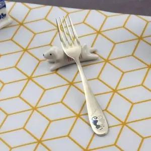 샤틴 스푼 젓가락 양식기 윙크 토끼 베이비 아동포크만 1P