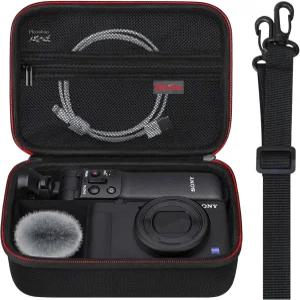소니 ZV-1F / II 디지털 카메라용 엘론보 휴대용 케이스 1F 브이로그 하드 트래블 보호 가방 액세서리 키트