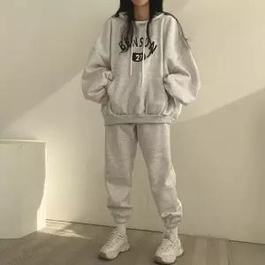 셀럽하우스 후드 셋업 츄리닝 긴팔 그레이 긴바지 세트 체육복