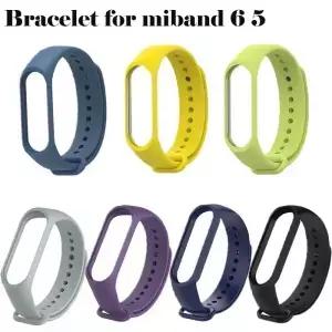 팔찌 xiaomi mi 밴드 6 5 스트랩 소프트 실리콘 스마트 워치 액세서리 TPU 손목 스포츠