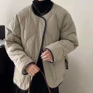 셀럽하우스 여성 빅사이즈 오버핏 퀼팅 누빔 패딩 점퍼