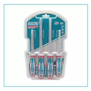 4PCS 가정용 드라이버 세트 S2스틸 십자 일자 시계 안경 육각 강력한 수공구