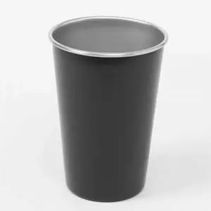 검정색 스테인리스 물컵 스틸 보온보냉 보이차 다도컵 커피 500ml