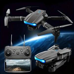 드론 전문가용 HD E99PRO 4K 듀얼 항공 촬영용 장애물 카메라 WIFI 탑재, FPV 회피 쿼드콥터 항공기, 기능