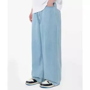 GLW 린넨 라이크 이지 와이드 데님 팬츠 라이트인디고 22SPGP19BL 3399817