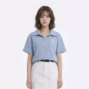 오우오 세인트 카라 반집업 티셔츠 W4M42TS03 3450203