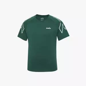 매장정품 diadora 디아도라 [공식스토어] 프리즈 러닝 반팔 티셔츠 GREEN 1735409