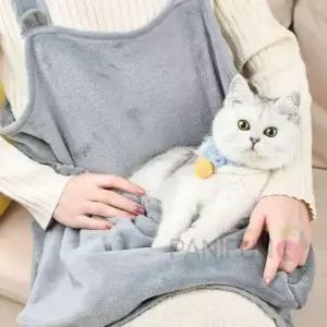[반려] 퍼니 고양이 그루밍 앞치마 애견포대기 반려묘포대기 고양이주머니