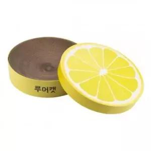 [반려] 고양이 펀치볼 스크래쳐 레몬 1P 스트레스해소 장난감 고양이스크래쳐