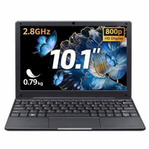 BINTEC 10.1인치 초박형 휴대용 미니 노트북, 8G+128GB 셀러론 프로세서(최대 SSD) 무게 DDR4, 간편한 8GB 2.8Ghz), 휴대(그레이, N4000 약 0.8kg, RAM 내장 웹캠, Wi-Fi,