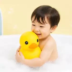 유아 목욕 놀이 소리나는 오리 점보 러버덕 3종