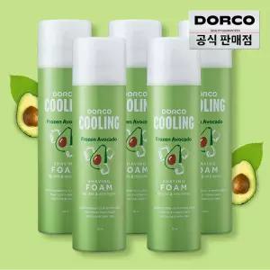 도루코 페이스 프로즌 쿨링 아보카도 쉐이빙폼 250ml 5개