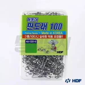 [털보낚시]해동조구 해동이 핀도래 100/8호