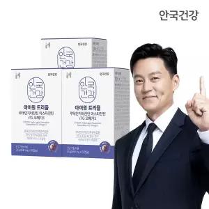 [안국건강]아이원 트리플 루테인지아잔틴 아스타잔틴 rTG오메가3 60캡슐 3박스 (3개월분)