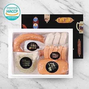 [웰굿][웰굿][한돈]독일식 수제햄 소시지 선물세트 2호 1.27kg(5종)